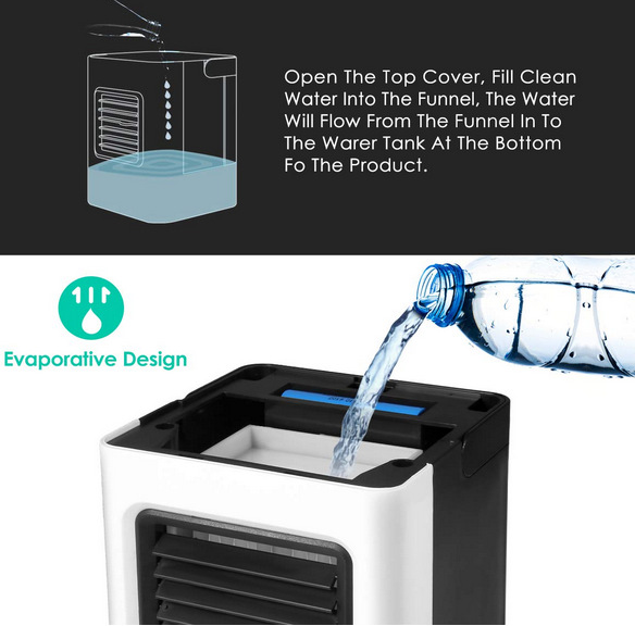 Mini Portable Air Conditioning Fan for Office Use